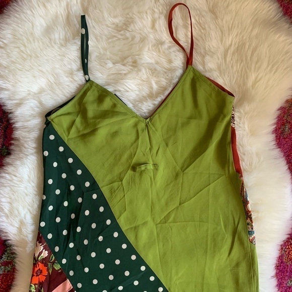 Jean PAUL GAULTIER CLASSIQUE Vintage Retro 90’s Silk Abstract/Floral Maxi Dress - Picture 8 of 15